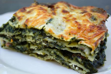 Lasagnes épinards et chèvre