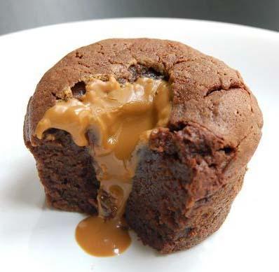 Moelleux au chocolat cœur caramel au beurre salé